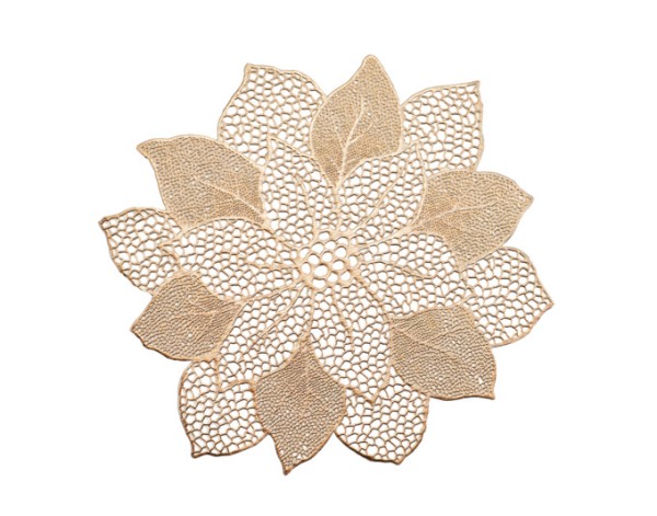 Tischset Flower gold 49x47cm