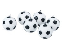 Kerzen Fussbälle 2.5 cm 6tlf