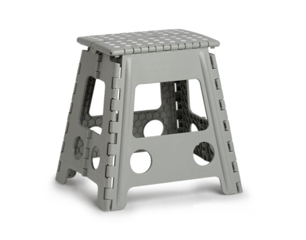 Klapphocker grau 38.5x31.5cm