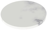 Decò Platte rund, D20cm, marmorweiss