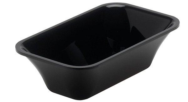 Rechteckige Schale GN1/9 17.6x10.8x5cm schwarz
