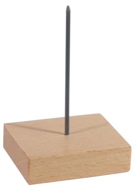 Bonspiess auf Holzfuss 1 Spiess L7xB6 xH11cm