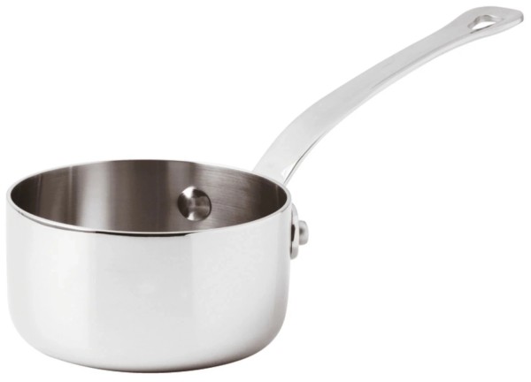 Mini Stielkasserolle D9cm H4.7cm edelstahl