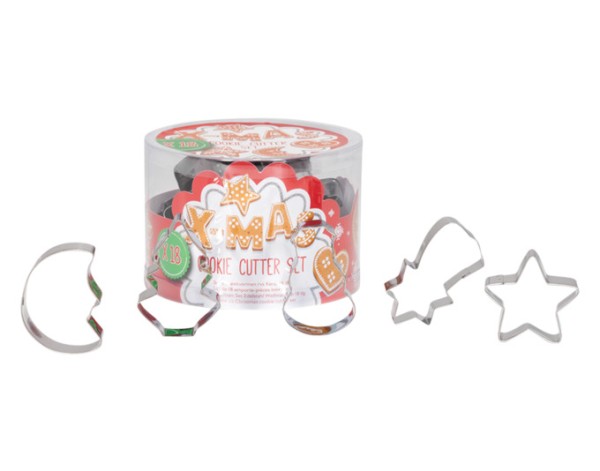 Ausstechf. WeihnachtenBox18tlg