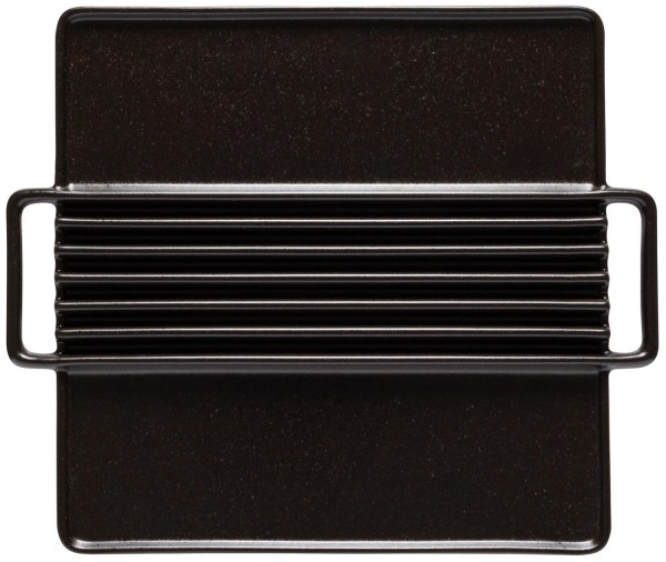 Nótos Platte rechteckig 33.3x28.2cm H2.1cm schwarz