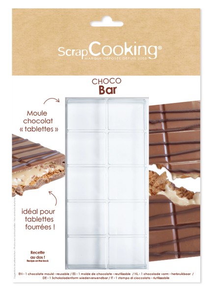 Schokoladenform Tafelschokolade klein Kunststoff