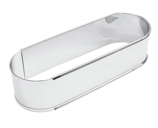 Ovaler Rahmen aus Edelstahl -ausziehbar