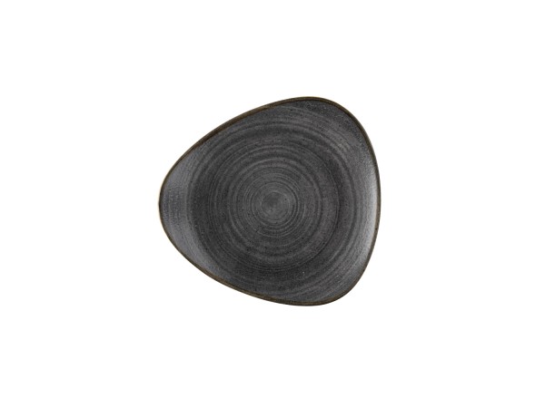 Stonecast Raw Black Triangel Teller 22.9cm