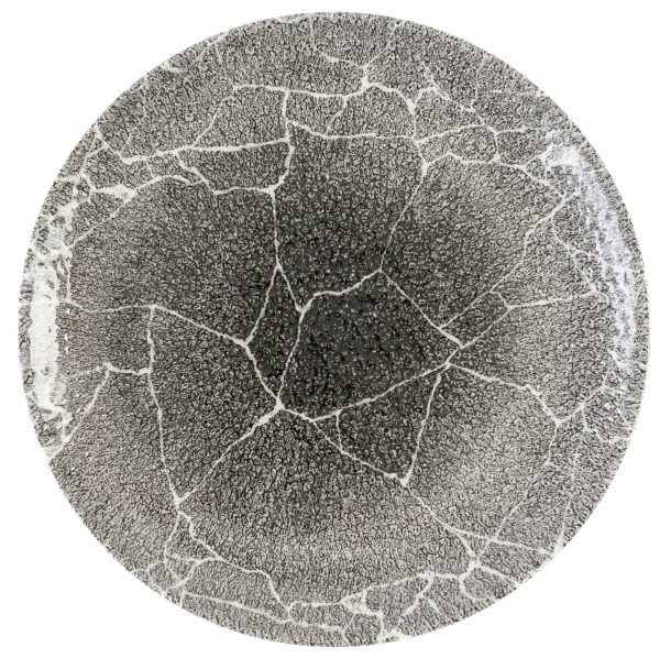 S.P. Kintsugi Reverse Quartz Black Teller flach Coupe 26cm