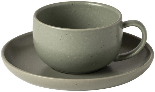 Pacifica Teetasse mit Untert. 215ml D16cm H6.2cm artichoke