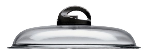 Glasdeckel mit Dampfventil hoch D24cm