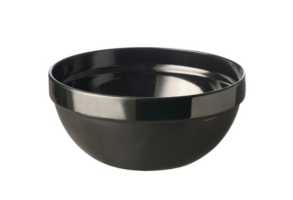 Schüssel 0,25ltr., ca. D12cm. H5.5cm, schwarz