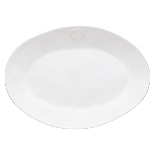 Nova Platte oval D40cm weiss