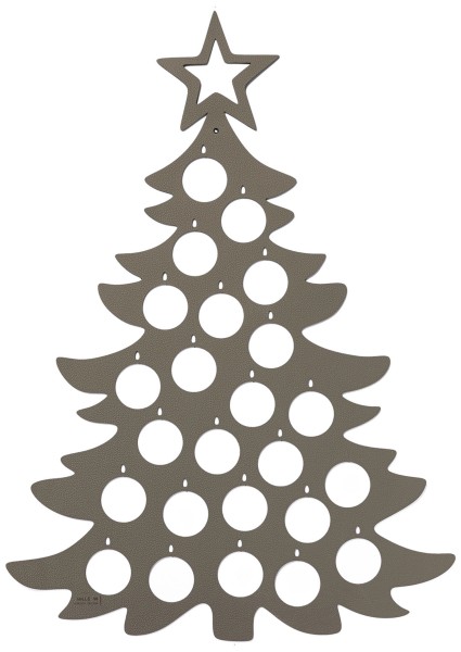 Weihnachtsbaum grau