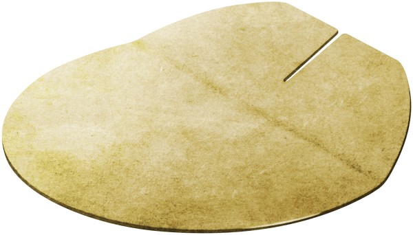 Besteckablage Edelstahl 18/10 rund D10cm Vintage PVD Gold