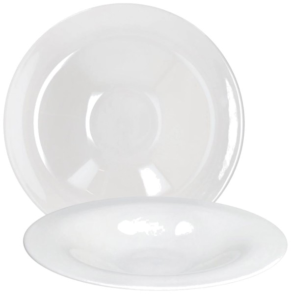 Silk Gourmet Teller tief D29cm weiß