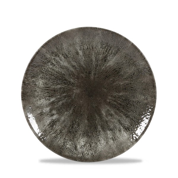 S.P. Stone Quartz Black Coupe Teller flach 21.7cm