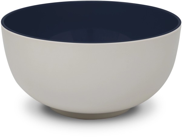 Vanity Servierschale D28cm taubengrau/blau Melamin
