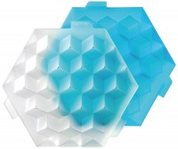 Eiswürfelbehälter hellblau, 21.8x19.8x4.5 cm, 2.5 dl