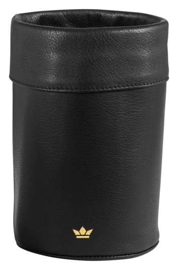 Weinkühler Leder classic black