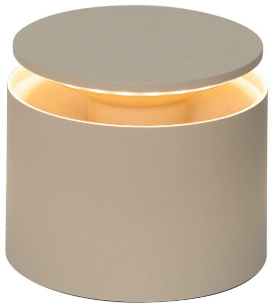 Push-Up Tischlampe D12x8.3cm sand