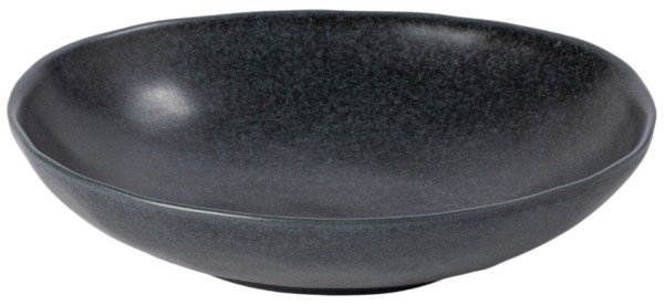 Livia Teller tief 920ml D32cm H5.7cm mattschwarz