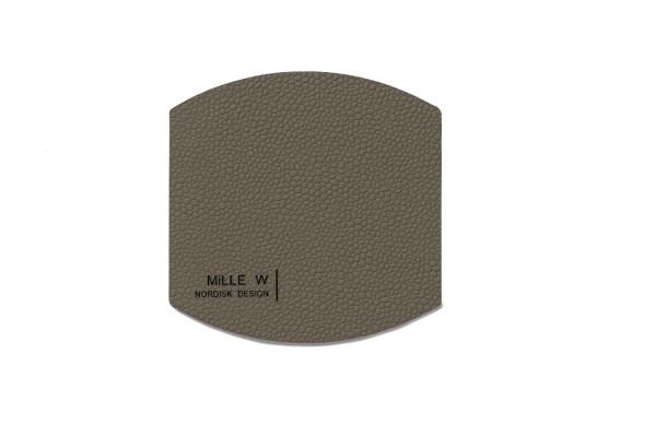 Untersetzer oval grau