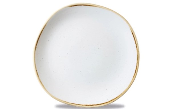 Stonecast Barley White Organic Teller flach 21cm