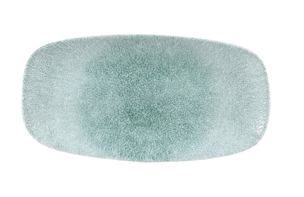 S.P. Raku Jade Green Platte rechteckig No. 3 29.8x15.3cm