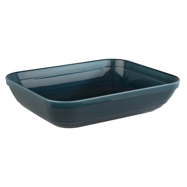 GN 1/2 Schale EMMA 32.5x26.5cm H7.5cm Melamin türkis