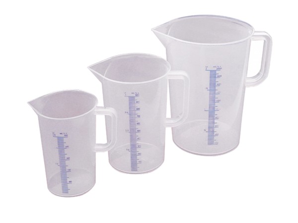 Messbecher graduiert 5 L.