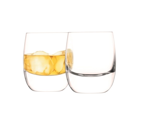 2er Set Bar Whiskyglas 275ml transparent