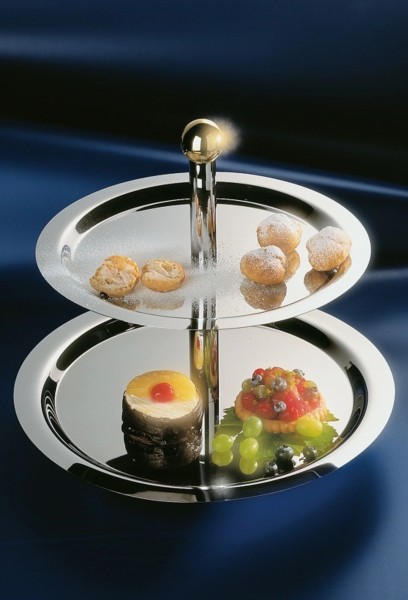 Etagère Finesse, 2-stufig, ca. D38/32cm, H30cm,