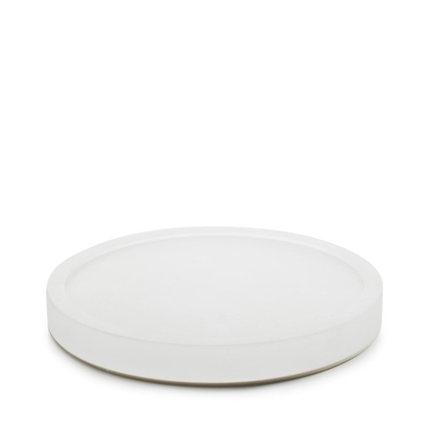 Ice Servierplatte B&B D18cm weiss Nacryl