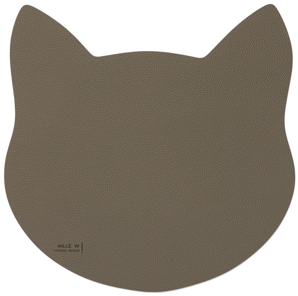 Napfunterlage katze 30x22cm M grau