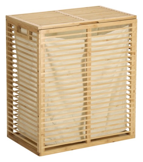 Wäschesammler Bambus 53.5cm