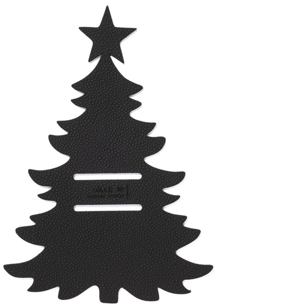 Besteckhalter Weihnachtsbaum schwarz