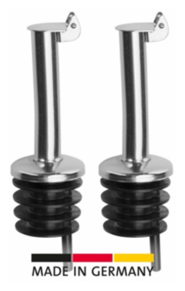 2 Stk. Ausgiesser Inox Gastro PE-Korken