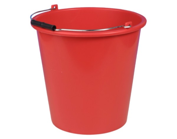 Eimer Kunststoff rot 13l ø31cm