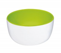 Duo Eisschalen weiss/grün 12 cm