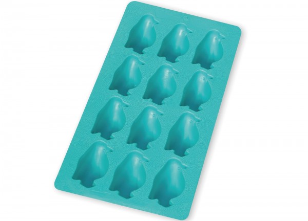 Eiswürfelbehälter, Pinguin, türkis