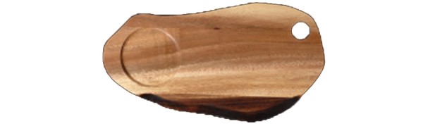Naturale Wood Holzbrett 32x17cm mit 1 Vertiefung