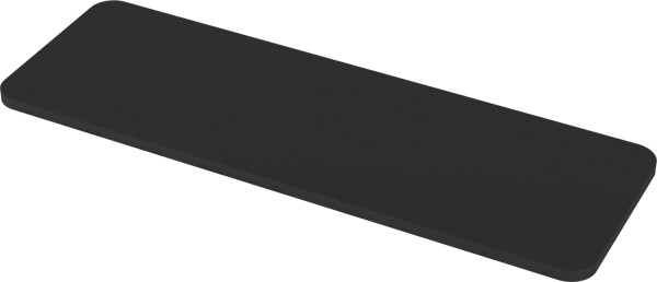 Decò Platte rechteckig, 20x60cm, schwarz
