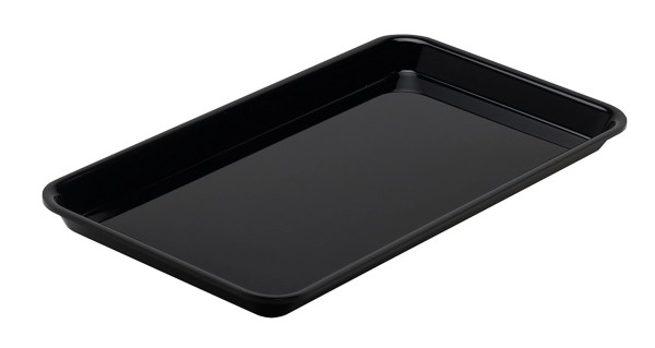 Rechteckige Schale GN1/3 32.5x17.6x1.7cm schwarz