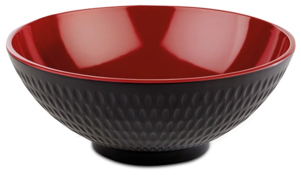 Asia Plus Schale D20cm H8cm rot schwarz