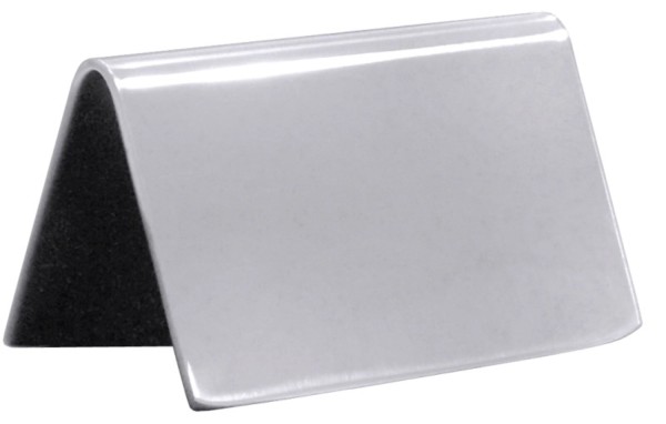 Schild hochglänzend 65x40 mm, neutral ohne Aufdruck