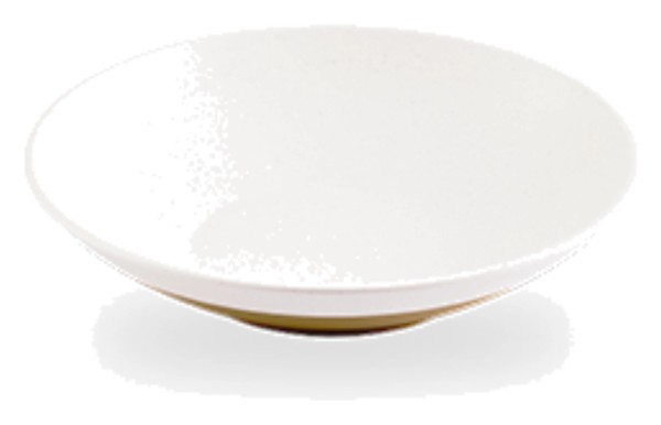 Emerge Helsinki White Schale flach D30cm Melamine