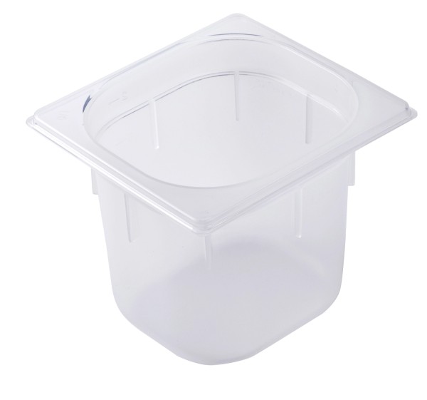 GN Behälter 1/6 Polypropylen H15cm semitransparent