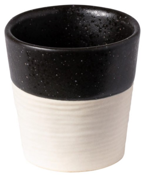 Nótos Becher ohne Henkel 80ml 6x5.8cm H6.1cm schwarz