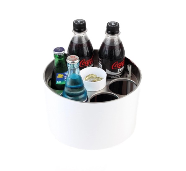 Kronkorkenschale SIEGER DESIGN, D6.5cm. H3cm. weiss